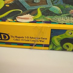 Vintage 1993 Pirates’ Gold Board Game Golden Magnetic 3D Adventure INCOMPLETE