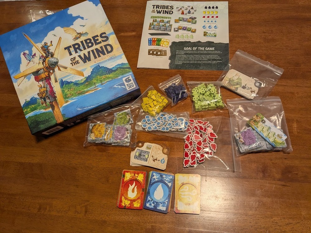 Tribes Of The Wind Board Game by La Boîte de Jeu. New and Sealed.