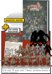 Zombicide Black Plague Vol. 2 Road to Hell + Comic Book Extras CMON Exclusive
