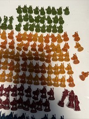 Risk GodStorm Board Game Various Soldiers Parts Pieces Replacement Large Lot
