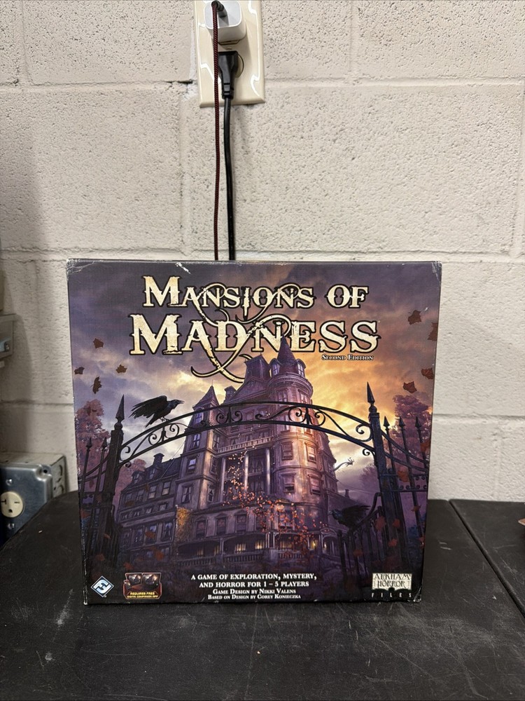 Fantasy Flight Games Mansion of Madness,2nd Edition Board Game, MAD20, Complete