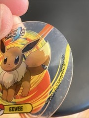 Rare Vtg Pokemon Flareon Eevee Crystal Tazos Taso Pogs Mexico Cheetos Doritos