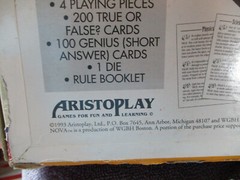 “True Science” Board Game Science Facts Stranger Than Fiction! 1993 Aristoplay
