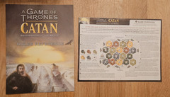 USED Fantasy Flight A Game of Thrones Catan Brotherhood of the Watch Board Game