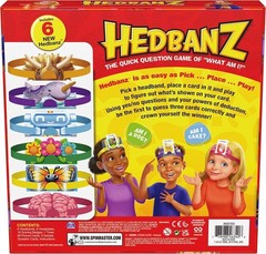 2023 Hedbanz with New Cards, Picture Guessing Board Game Age 6 & Up, 2-6 ppl