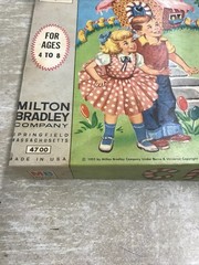 Complete Vintage Milton Bradley Candy Land Board Game 1955 UNUSED Sealed