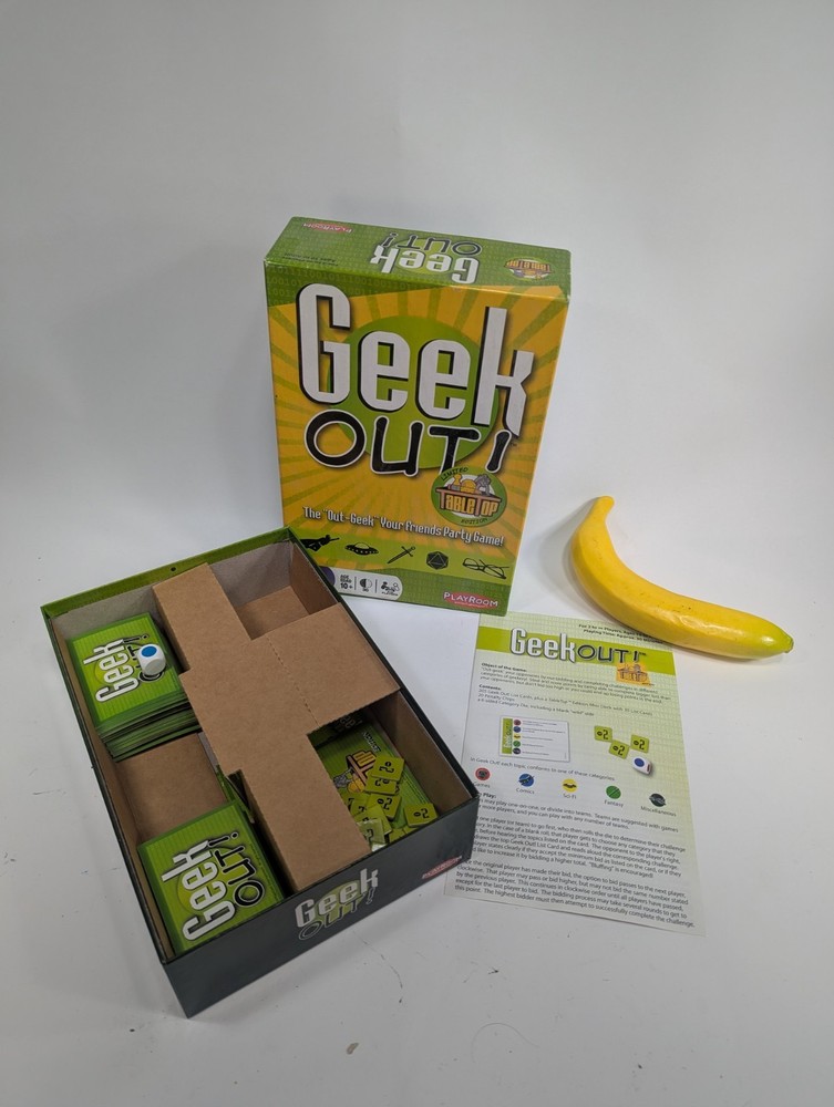 Geek Out! Board Game by Playroom Entertainment Table Top Ltd Edition