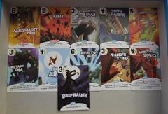 King of Tokyo Complete 11 Card Promo Set Complete Play Prize Iello