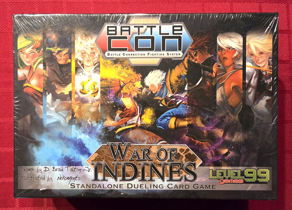 2014 War of Indines Battle Con Dueling Card Game Level 99 Games