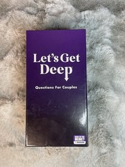 Lets Get Deep Questions For Couples Game Card Game For Date Night