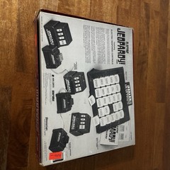 VINTAGE 1988 Electric Jeopardy Board Game Pressman Missing One Display Board Leg