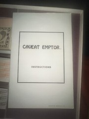 VTG Board Game Caveat Emptor Let The Buyer Beware 1971 PlanB Angeles Enjoyment