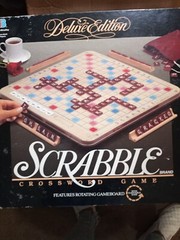 Milton Bradley 4034 Scrabble Deluxe Edition Board Game
