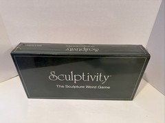 Sculptivity The Sculpture Word Game Clay Board Game New Sealed Vintage 1987