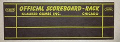 Vintage Klauber Games Inc. Official Scoreboard Rack Chalkboard-Chicago USA