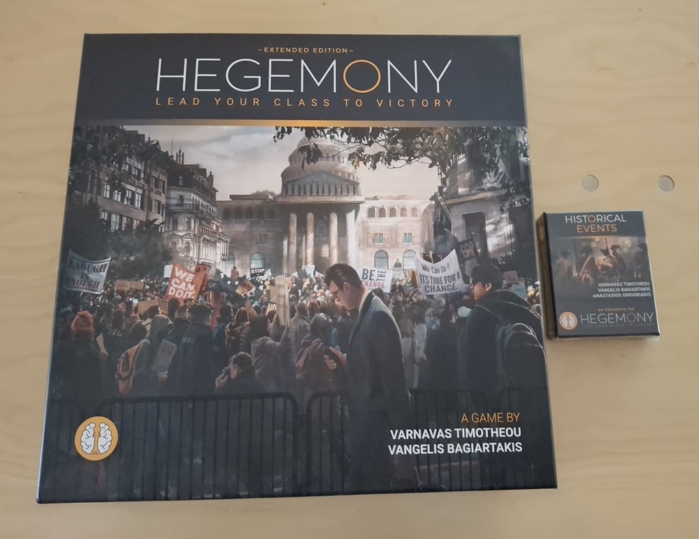 HEGEMONY EXTENDED EDITION Board Game (w/ Historical Events) NM Open Box Unplayed