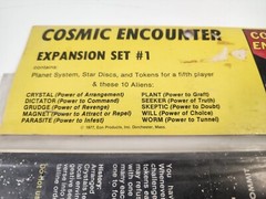 New Vt 1977 Eon Boardgame Cosmic Encounter Expansion Set #1 Bag