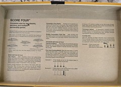 COMPLETE Vintage 1968 Score Four Family Board Game Three Dimensional 60s No 400
