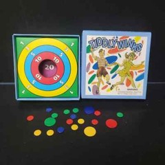 TIDDLY WINKS Game Plastic Disc Retro vtg (1950’s Style)