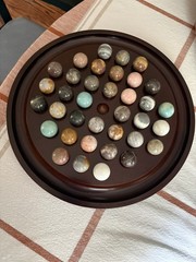 Marble Solitaire Board Game Unused, Perfect condition