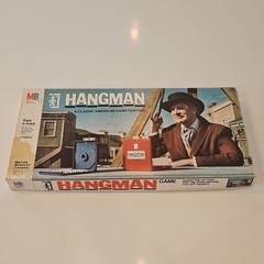 1976 Milton Bradley Hangman Vintage Word Game Strategy 2 Players 8-Adult