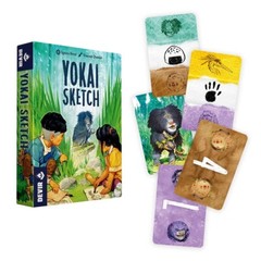 Yokai Sketch Card Game 2 Player Set Collection Devir DEVYOKAI Animal
