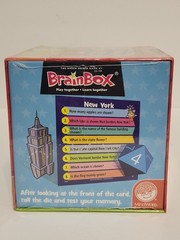 Game Brain Box All Around The World – 1 or more players Ages 8+ MindWare – NEW