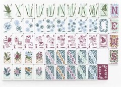 American Mahjong Game Set, 160 tiles Red green 💌 Mah Jong Tiles,+storage Bag