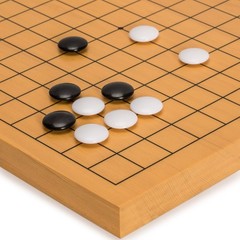 Shin Kaya Beginner’s Reversible 13×13 / 9×9 Go Game Set Board (0.8-inch) with…