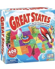 Game Zone Great States Geography Board Game – Brand New! GREAT GIFT IDEA !