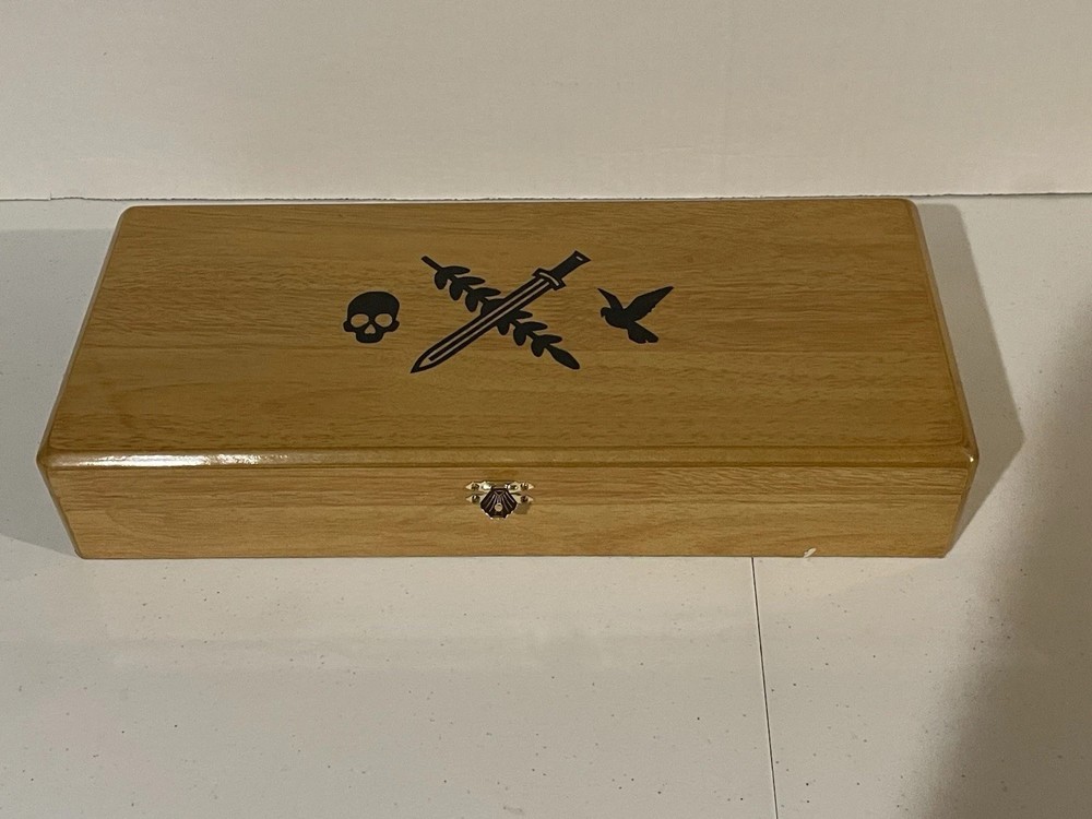 Secret Wooden Storage Box ONLY Social Deduction Hit Board Game – Breaking Games