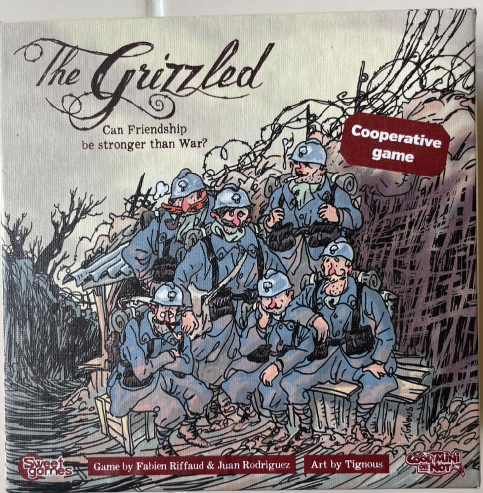 The Grizzled – WWI Cooperative Game – CMON Games – 2017- NEW