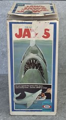 Vtg 1975 Ideal Universal Pictures Game of Jaws Shark Game 95% Complete FREEUSHIP