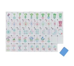 American Mahjong Game Set, 160 Robin’s Egg Blue Layered Mah Jong Tiles