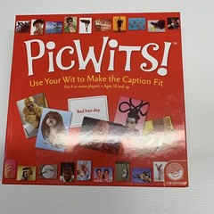 PicWits! Use Your Wit to Make the Caption Fit For 4 or More Players Ages 10+