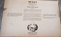 Rare Antique 1939 William Fuld Ouija Board Patent 114,534 Complete Baltimore MD