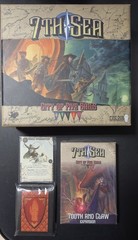 7th Sea City Of Five Sails Card Game With Tooth And Claw Approach Sleeves Promos