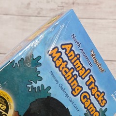 Animal Tracks Matching Game Kids Jr RangerLand North American New