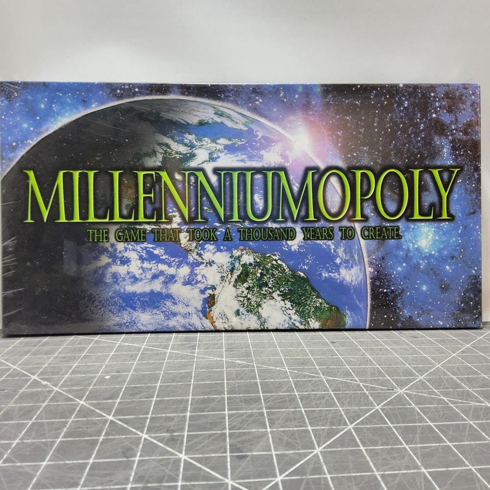 Millenniumopoly Board Game SEALED Late for the Sky Y2K 2000 vintage strategy