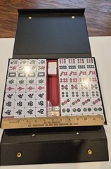 Yellow Mountain Imports Professional Chinese Mahjong Game Set New Sealed w/Case
