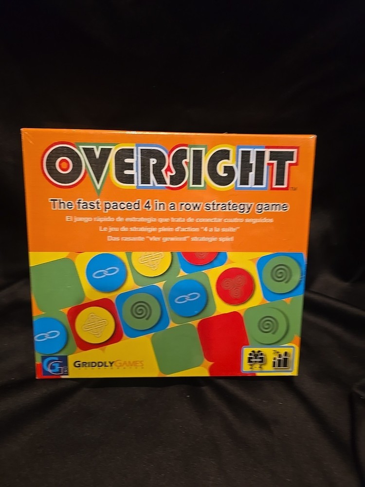 Oversight Fast Paced 4 in a Row Strategy Board Game Griddly Games NIB