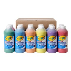Crayola Washable Paint 12ct 192 Oz Nontoxic Kids Art Craft Supplies Teacher Must