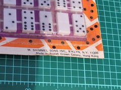 Vtg Travel Dominoes Set No. 516 British Hong Kong Margie & Pete Toys