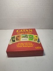 Catan Base Game 5th Edition Complete + Game Cards Accessory Set -Excellent Cond.