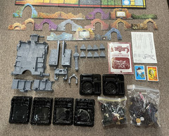 2002 Mattel DARK WORLD Fantasy Adventure RPG Board Game Unpainted Figures