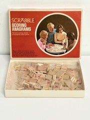 Vintage Scrabble Scoring Anagrams 1975 Complete 180 Tiles