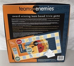 TEAMS OF ENEMIES Award Winning Team Based Trivia Game Ages 12 And Up