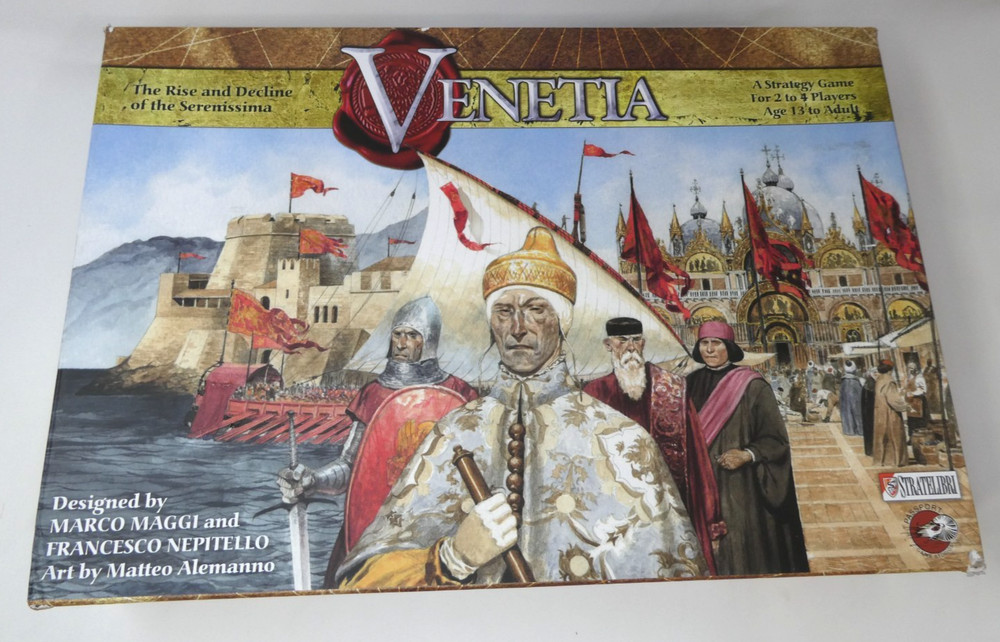 Venetia Rise and Decline of the Serenissima Strategy Game Ages 13+ Unplayed