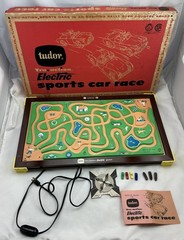 1959 Tudor Electric Sports Car Race Game Working in Good Condition FREE SHIPPING
