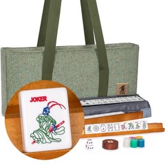 American Mahjong Set “Celestial Harmony” with Green Soft Case